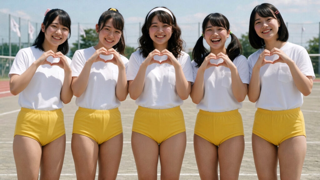 やっぱりイイ！カラフルなブルマ娘たち2②-2