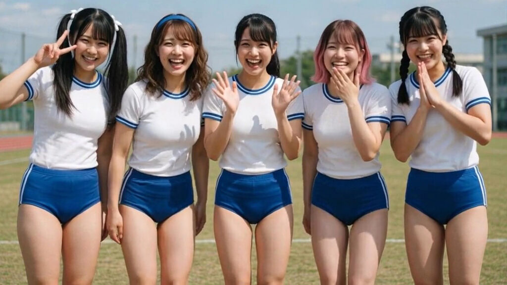 やっぱりイイ！カラフルなブルマ娘たち2④